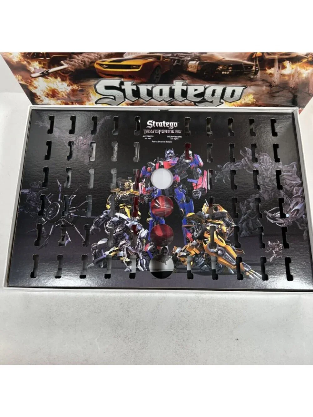 Stratego Transformers Edition Preowned Complete Hasbro 2007